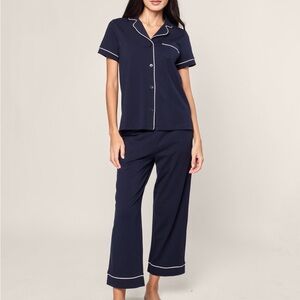 NWT Petite Plume Pima Cropped Pajama Set